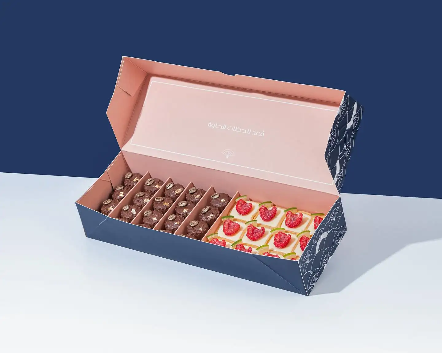 De lujo boda dulces regalo de trufa de Chocolate cavidad paquete de lujo vacía Donut de Chocolate caja de embalaje con
