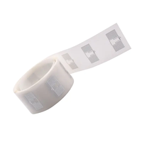 Etiqueta de Papel RFID HF con Inlay Húmedo y Largo Alcance de Lectura para Inventario y Cadena de Suministro
