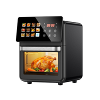 Freidora de Aire Doméstica, Gran Capacidad, Freidora Eléctrica con Ventana, Horno Eléctrico Automático Multifunción, Horno de Aire, Venta al por Mayor para Regalos