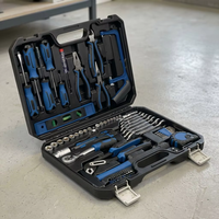 Lot complet de 97 outils à main OEM en gros, embouts de tournevis, jeu de douilles à cliquet en acier au chrome-vanadium, boîte à outils portable, garantie 3 ans