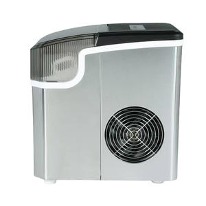 เครื่องทำน้ำแข็งอื่นๆ ICM-01B มินิอัจฉริยะขนาด100-240โวลต์85วัตต์อัตโนมัติเต็มรูปแบบสำหรับบ้านสำนักงานหอพักสแตนเลสสีขาว - Product Image 5