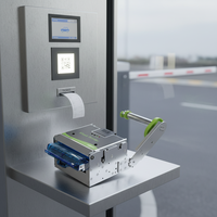 Imprimante thermique intégrée Cashino KP-802 de 3 pouces avec système anti-blocage du papier, imprimante 80 mm, interface LAN pour totem numérique