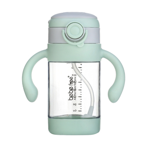 Taza de aprendizaje tritán con asa para bebés, botella de agua para bebés de 6 meses, a prueba de derrames - Product Image 2
