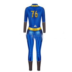 Disfraz de una pieza con temática de videojuegos - <span class=keywords><strong>Fallout</strong></span> <span class=keywords><strong>4</strong></span> Shelter Azul Unisex para Halloween - Product Image 2