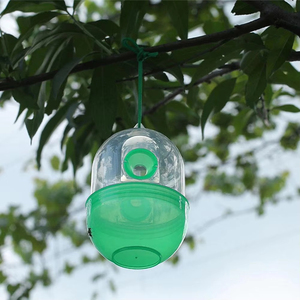 Piège à guêpes suspendu réutilisable pour l'extérieur, attrape-mouches, cage de capture pour apiculture, équipement et outils de lutte contre les frelons et les nuisibles - Product Image 3