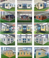 Maison mobile remorque 2-4 chambres en acier avec salle de bain et cuisine sur le volant Conteneur extensible de luxe moderne OEM