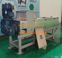 Industriële 500Kg Per Uur Fruitgroentesap Ontwateringsmachine Kokosnoot Gember Citroen Schroef Pers Juicing Machine