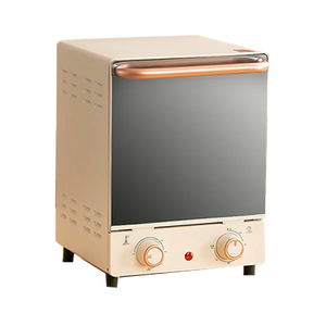 <span class=keywords><strong>Four</strong></span> électrique multifonctionnel de capacité 10L/12L avec <span class=keywords><strong>porte</strong></span> en verre miroir et détails de grain de bois 800W usage domestique - Product Image 4