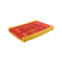 Panier à fruits, boîte en plastique recyclable de qualité alimentaire, pliable, en PP, maille empilable, caisse de rangement, stockage logistique