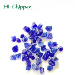 Décoratif concassé ornements de jardin en pierre de verre couleur cassé verre de verre colorés écrasés - Product Image 2