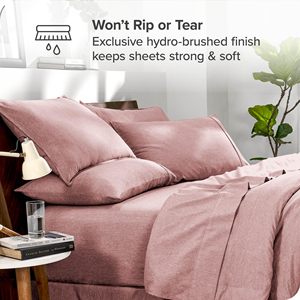 Juego de edredón de <span class=keywords><strong>cama</strong></span> Premium Ultra suave 1800 de color palisandro de 5 piezas para <span class=keywords><strong>cama</strong></span> en una bolsa - Product Image 5