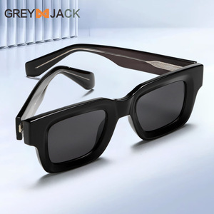 Gafas de Sol Retro Nuevas, Montura Completa Negra, Lentes TAC, 100% Protección UV, Unisex, Verano 2024, Protección Solar, Viajes, Conducción - Product Image 2