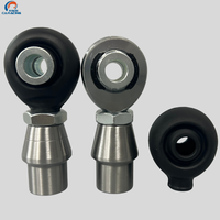 Kit d'extrémité de tige en acier allié Caracing XM16M, tige M16x1.5, diamètre intérieur 12mm, entièrement fileté, filetage gauche, certifié ISO 9001, haute précision
