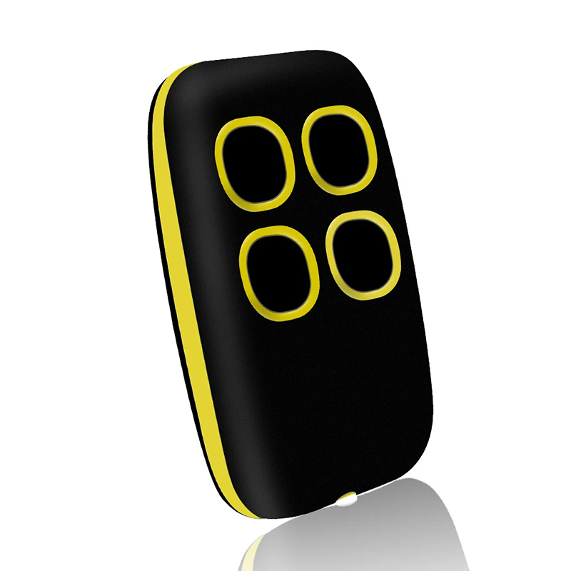 Télécommande jaune simple bande complète 433 MHz