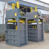 Presse à balles pour plastique, aluminium, ferraille, carton et vêtements