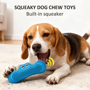 Fabrika özel BPA içermeyen doğal kauçuk dayanıklı çevre dostu Modern karikatür interaktif Pet köpek çiğnemek oyuncak top agresif için - Product Image 2