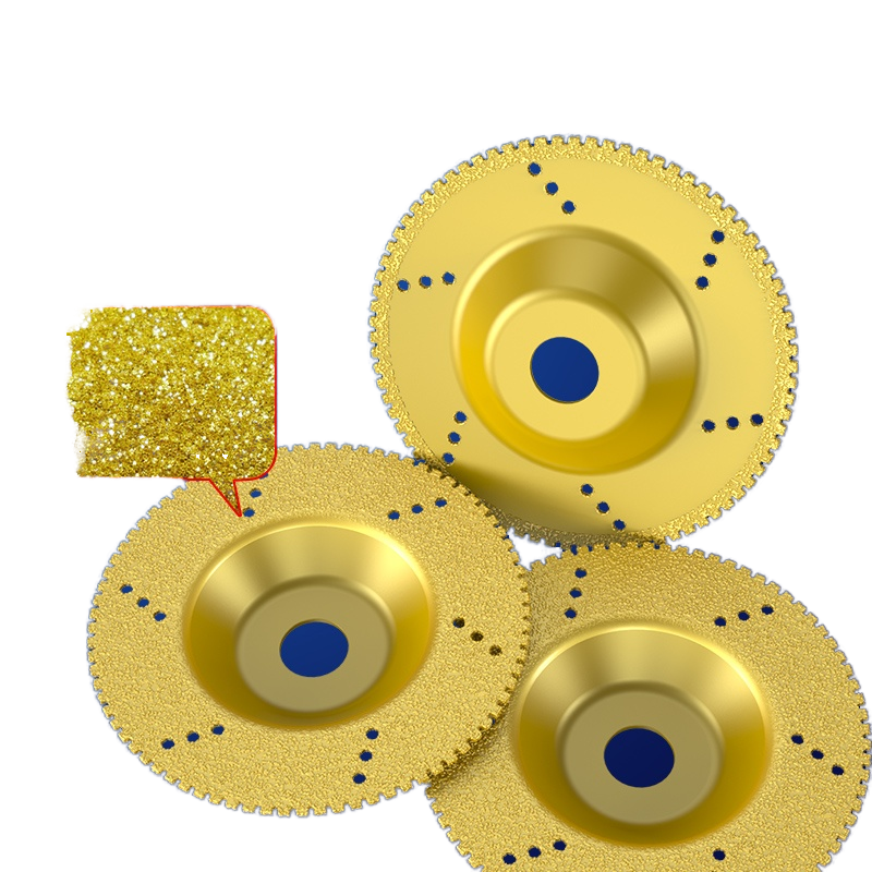 Dry Grinding Disc for Quartz Ceramic Tiles Marble Diamond Cutting & Brazing Bowl Grinding Pieces for Edge Angle Grinding Wheels