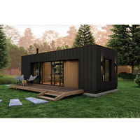 Casa Contenedor Prefabricada Expandible de 40, 30 y 20 Pies, Casa Pequeña Plegable de Acero Ligero, Villa Prefabricada, Casa Modular Plegable