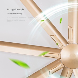 High-Efficiency 220V DC/AC Industrial PMSM <b>Ceiling</b> Fan with 5 Aluminum Blades for <b>Large</b> Spaces-for Glass AC Farms & Restaurants - Product Image 4