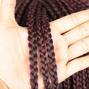 Perruque Lace Front pour Femme, Style Tresses Courtes Tressées au Maïs, Marron Foncé, Adaptée aux Femmes Noires - Product Image 2