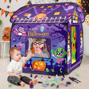 Nueva Carpa <span class=keywords><strong>Infantil</strong></span> de Tela de Algodón para Interiores/Exteriores, Casa de Juegos, Regalo de Cumpleaños para Niños y Niñas de 14 Años en Adelante, Halloween - Product Image 1