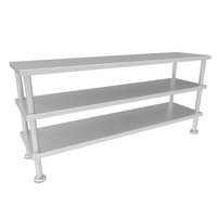 Table de préparation alimentaire en acier inoxydable de qualité supérieure, certifiée NSF, capacité de charge de 500 kg/m, roulettes pour cuisines commerciales