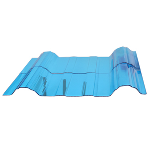 Prix d'usine – Plaque de polycarbonate ondulée de 0,8 mm/3 mm d'épaisseur, pour serre, toiture extérieure en plastique, couleur verte - Product Image 2