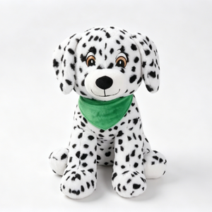 Peluche Dalmatien assis personnalisée, peluche chiot Dalmatien, chien en peluche avec bandana - Product Image 1