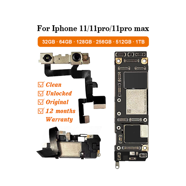 Phone Motherboard With Face ID for Iphone X/XS Max/11 12 13 14 Pro Max