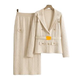 <span class=keywords><strong>Chaqueta</strong></span> <span class=keywords><strong>de</strong></span> traje transfronteriza Traje <span class=keywords><strong>de</strong></span> moda Primavera y otoño <span class=keywords><strong>de</strong></span> <span class=keywords><strong>mujer</strong></span> Conjunto <span class=keywords><strong>de</strong></span> dos piezas <span class=keywords><strong>de</strong></span> <span class=keywords><strong>falda</strong></span> <span class=keywords><strong>de</strong></span> cadera <span class=keywords><strong>de</strong></span> punto <span class=keywords><strong>de</strong></span> alta calidad - Product Image 2