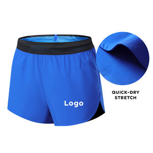 Shorts de sport extensibles pour hommes résistants aux odeurs pour la pratique sportive avec une conception de doublure 2-en-1 - Product Image 4