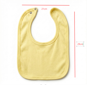Babero de algodón de color liso personalizado al por mayor, protector de vientre, toalla para la saliva, paño suave para eructos para bebés recién nacidos, niños y niñas, lactancia - Product Image 2