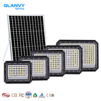 Projecteur solaire commercial en aluminium moulé sous pression 200W 300W avec éclairage extérieur industriel étanche IP66