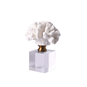Décoration d'intérieur mobile en résine blanche <span class=keywords><strong>corail</strong></span> Art Déco moderne pour hôtel et mariage - Product Image 6
