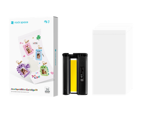 Sticker Paper & Ribbon Cartridge Kit