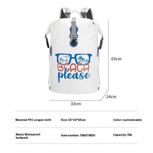 Bolsas Secas Impermeables de PVC para Deportes al Aire Libre, Ciclismo, Montañismo, Rafting, Mochila Flotante Resistente para Natación - Product Image 6