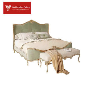 <span class=keywords><strong>Lit</strong></span> double princesse <span class=keywords><strong>en</strong></span> <span class=keywords><strong>bois</strong></span> massif français, <span class=keywords><strong>lit</strong></span> de chambre à coucher de luxe américain, <span class=keywords><strong>lit</strong></span> de mariage haut de gamme <span class=keywords><strong>en</strong></span> forme de coin 1,8 - Product Image 5