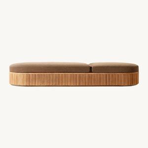 <span class=keywords><strong>Chaise</strong></span> <span class=keywords><strong>longue</strong></span> de natation en bois de teck extérieur de luxe coussins imperméables lit de plage solide pour <span class=keywords><strong>piscine</strong></span> cour lit de loisirs - Product Image 5