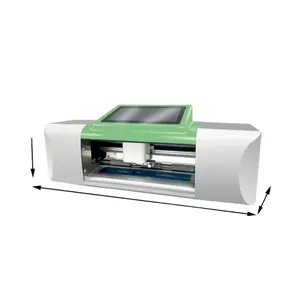 Máquina de corte plotter para filme de hidrogel, máquina de corte de folha de tpu para filme macio de TPU, material famoso