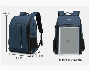 Không thấm nước ILDC hoán đổi cho nhau ống kính kỹ thuật số ống kính duy nhất phản xạ <span class=keywords><strong>DSLR</strong></span> Video <span class=keywords><strong>Camera</strong></span> UAV Drone gói Túi ba lô với LED - Product Image 3