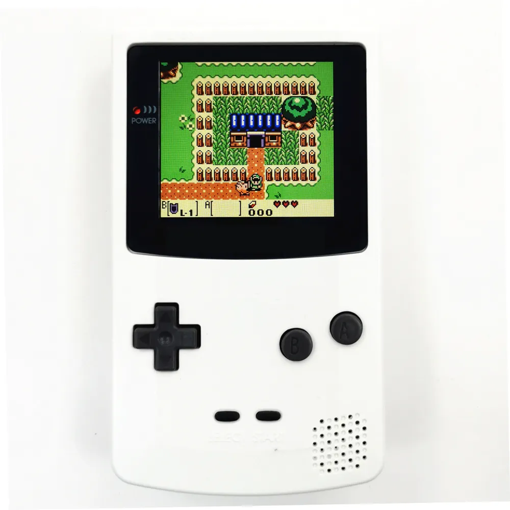 Área de visualización más grande DIY para Gameboy Color GBC Q5 OSD IPS pantalla LCD KIT de píxeles RETRO Pantalla de retroiluminación de Alta Luz