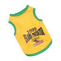 Gilet de basket-ball élégant et simple pour chien, respirant, imperméable, facile à porter pour les jeux en intérieur ou les sorties décontractées, en tissu