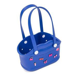 Baiser mode dernier EVA plage sac fourre-tout grande capacité étanche PVC ouvert conception impression lettre arc pour Camping en plein air voyage - Product Image 2