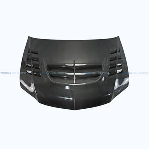 For 2001-2007 Mitsubishi Evolution EVO 8 9 CT9A VTX Cyber Edition Carbon Fiber Bonnet Engine Hood Track Version with Hood Latch - Product Image 2