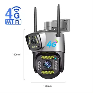 Niko V380 4 MP Outdoor-Objektiv-Sicherheitssystem automatische Überwachung WLAN Sicherheitskugel CCTV Sim-Karten-Cloud wasserdicht Zwei-Wege-Audio