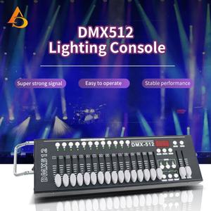 Contrôleur de lumière DMX 512, console DMX512 en aluminium pour éclairages mobiles, projecteurs LED PAR, éclairage de scène - Product Image 2