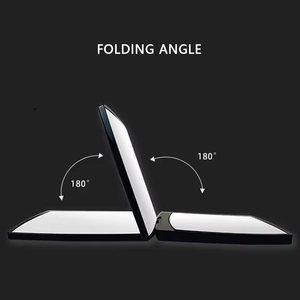 Specchio da Trucco Portatile Pieghevole Mini da Viaggio con Ingrandimento su Entrambi i Lati, Regalo per Ragazze, CF Hot-Princess Di - Product Image 5