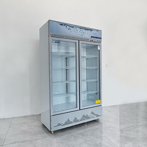 Commercial Air-Cooled Three-Door Double-Door Beverage Cabinet Large-Capacity <strong>Upright</strong> <strong>Freezer</strong> Wine Beer Other Beverages Internet - Product Image 2