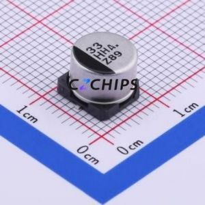 Condensador Electrolítico de Aluminio SMD EEEHA1H330UP, D8xL6.2mm 33uF 20% 50V 70mA-120Hz - Product Image 1