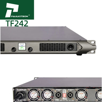 Amplificateur Paulkitson TF242 Amplificateur de puissance audio professionnel de classe D Système audio haute fidélité 2X4200w Équipement audio Amplificateurs